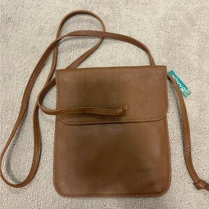 Brown Leather Crossbody Bag